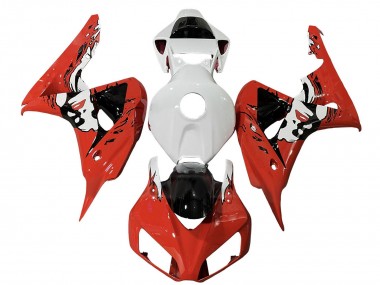 Shop 2006-2007 Honda CBR1000RR Motorcycle Fairings - White Red Glossy Black