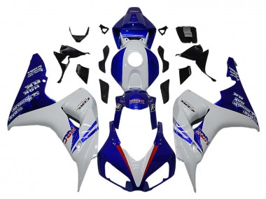Shop 2006-2007 Honda CBR1000RR Motorcycle Fairings - White Red Blue HRC