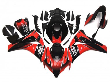 Shop 2008-2011 Honda CBR1000RR Motorcycle Fairing - Red Glossy Black