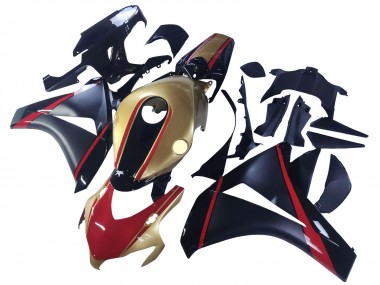 Shop 2008-2011 Honda CBR1000RR Motorcycle Fairings - Gold Red Glossy Black