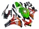 2008-2011 Honda CBR1000RR Motorcycle Fairings - Green Orange Glossy Black Rossi Michelin 46