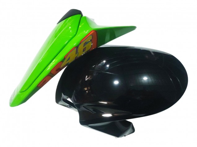 2008-2011 Honda CBR1000RR Motorcycle Fairings - Green Orange Glossy Black Rossi Michelin 46