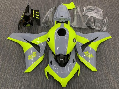 Shop 2008-2011 Honda CBR1000RR Motorcycle Fairings - Nardo Grey Fluorescent Green