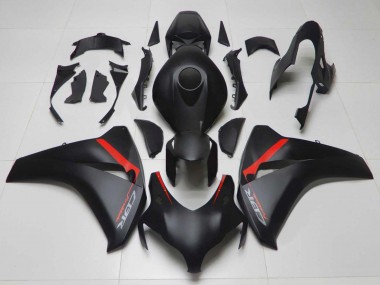 Shop 2008-2011 Honda CBR1000RR Motorcycle Fairings - Matte Black Red Fireblade