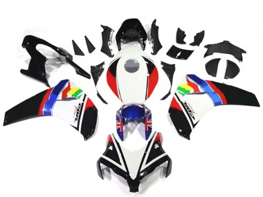 Shop 2008-2011 Honda CBR1000RR Motorcycle Fairings - White Red Blue Glossy Black Star