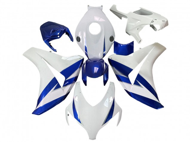 2008-2011 Honda CBR1000RR Motorcycle Fairings - White Blue