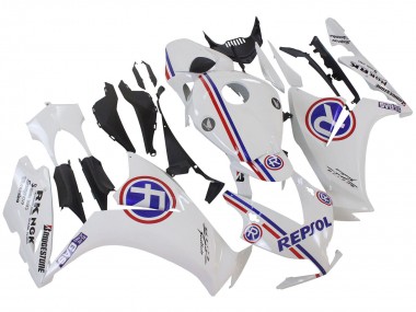 Shop 2012-2016 Honda CBR1000RR Motorcycle Fairings - White Blue Red Repsol