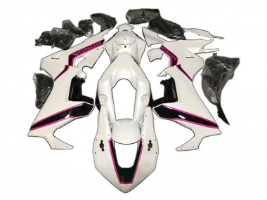 Shop 2017-2023 Honda CBR1000RR Motorcycle Fairing - White Pink Glossy Black