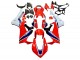 2017-2023 Honda CBR1000RR Motorcycle Fairing Kits - White Red Blue