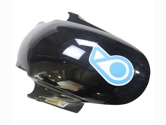 2003-2004 Honda CBR600RR Motorcycle Fairings - Light Blue Red Glossy Black Dunlop