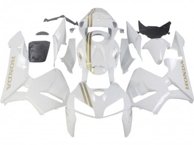 Shop 2005-2006 Honda CBR600RR Motorcycle Fairings - White Gold
