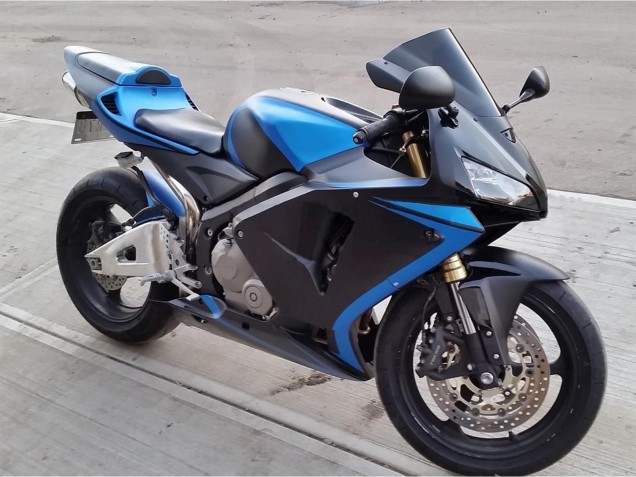 2005-2006 Honda CBR600RR Motorcycle Fairings - Black Blue