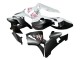 2005-2006 Honda CBR600RR Motorcycle Fairings - Black White with Cherry Blossom