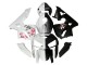 2005-2006 Honda CBR600RR Motorcycle Fairings - Black White with Cherry Blossom