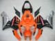 2005-2006 Honda CBR600RR Motorcycle Fairings - Orange Black Silver