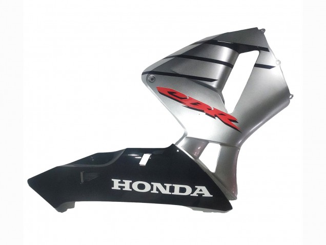 2005-2006 Honda CBR600RR Motorcycle Fairings - Silver Black