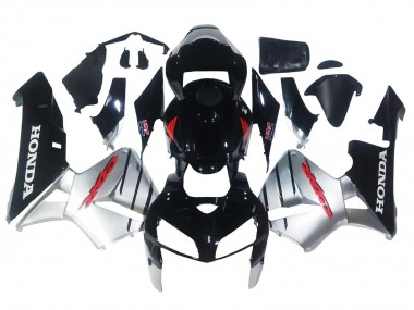 Shop 2005-2006 Honda CBR600RR Motorcycle Fairings - Silver Black