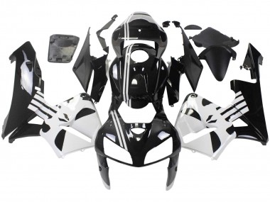 Shop 2005-2006 Honda CBR600RR Motorcycle Fairing - Black White