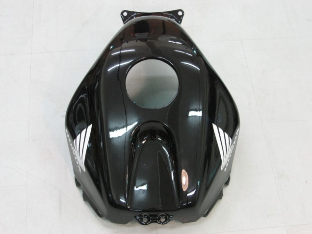 2005-2006 Honda CBR600RR Motorcycle Fairings - Glossy Black White West
