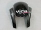 2005-2006 Honda CBR600RR Motorcycle Fairings - Glossy Black White West