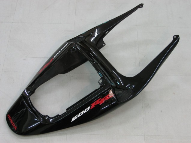2005-2006 Honda CBR600RR Motorcycle Fairings - Glossy Black White West