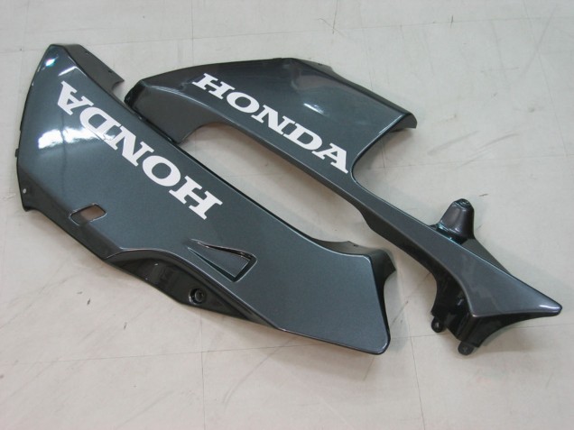 2005-2006 Honda CBR600RR Motorcycle Fairings - Black White Racing