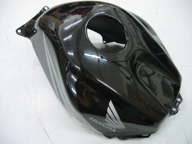 2005-2006 Honda CBR600RR Motorcycle Fairings - Glossy Black Grey Flame