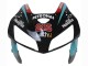 2005-2006 Honda CBR600RR Motorcycle Fairings - Light Blue Black 35