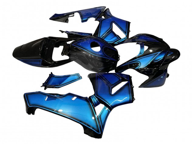 2005-2006 Honda CBR600RR Motorcycle Fairings - Blue Black