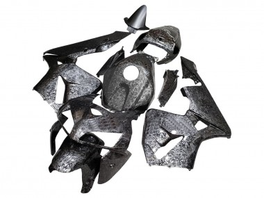 Shop 2005-2006 Honda CBR600RR Motorcycle Fairings - Black Forged Carbon Fiber