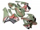 2005-2006 Honda CBR600RR Motorcycle Fairings - Green Red Shark