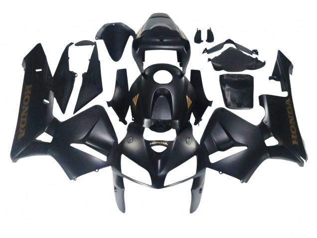 2005-2006 Honda CBR600RR Motorcycle Fairings - Matte Black