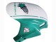 2005-2006 Honda CBR600RR Motorcycle Fairings - Light Green White Glossy Black Joe Rocket