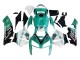 2005-2006 Honda CBR600RR Motorcycle Fairings - Light Green White Glossy Black Joe Rocket