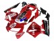 2005-2006 Honda CBR600RR Motorcycle Fairings - Red Black Valsir 03