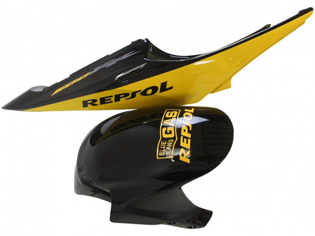 2005-2006 Honda CBR600RR Motorcycle Fairings - Yellow Black Repsol