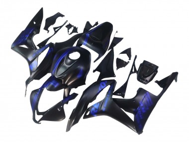 Shop 2007-2008 Honda CBR600RR Motorcycle Fairings - Matte Black Blue Repsol