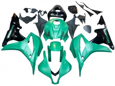 Shop 2007-2008 Honda CBR600RR Bike Fairings - Green Glossy Black