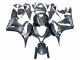 2007-2008 Honda CBR600RR Motorcycle Fairing - Matte Black White Repsol