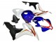 2007-2008 Honda CBR600RR Motorcycle Fairings - White Blue Red Glossy Black