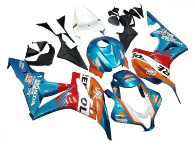 Shop 2007-2008 Honda CBR600RR Motorcycle Fairings - Orange White Red Blue Repsol