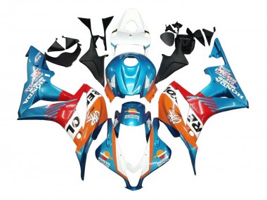 Shop 2007-2008 Honda CBR600RR Motorcycle Fairings - Orange White Red Blue Repsol