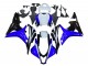2007-2008 Honda CBR600RR Motorcycle Fairing - White Blue Glossy Black