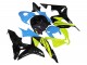 2007-2008 Honda CBR600RR Motorcycle Fairings - Blue Yellow Glossy Black