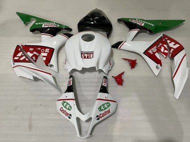 Shop 2007-2008 Honda CBR600RR Motorcycle Fairings - White Green Red Castrol