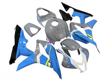 Shop 2007-2008 Honda CBR600RR Motorcycle Fairings - Nardo Grey Blue White Glossy Black