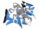 2007-2008 Honda CBR600RR Motorcycle Fairings - Nardo Grey Blue White Glossy Black
