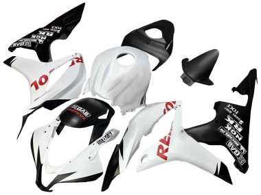 Shop 2007-2008 Honda CBR600RR Motorcycle Fairings - White Matte Black Red Repsol