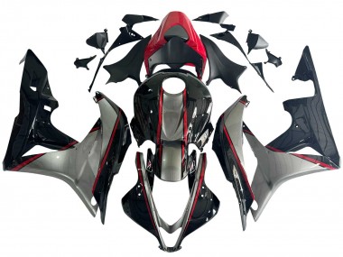 Shop 2007-2008 Honda CBR600RR Motorcycle Fairings - Silver Red Glossy Black