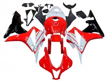 Shop 2007-2008 Honda CBR600RR Motorcycle Fairing - White Red Glossy Black